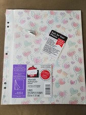Hallmark Album Hearts Refill AR1251 5 pages for 3-ring and post-bound albums