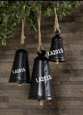Christmas Bells Rustic Décor Christmas Big Ornaments Handcrafted Hanging Bell Ho
