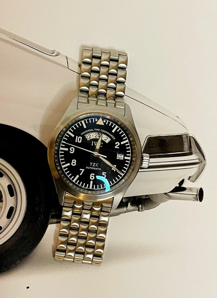 IWC PILOT SPITFIRE UTC TZC FULL SET & WARRANTY ! - Bild 4 von 4