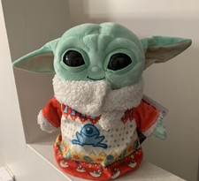 Star Wars Mandalorian Grogu The Child 8" Plush Winter Holiday Mattel Baby Yoda