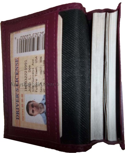 Herren und Damen Leder Visitenkarte Ausweis Kreditkartenetui 30 plus Kartenetui NW - Bild 83 von 133