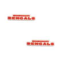 NFL Cincinnati Bengals Football Team For Crocs Shoe Charms Jibbitz - 2 pieces