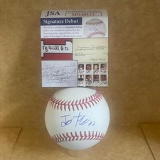 JOSE TORRES REDS SIGNATURE DEBUT SIGNED AUTO M.L. BASEBALL JSA SD140113