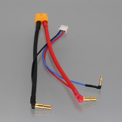 Charge Harness Cable, XT60 Female To 4mm Banana Female - RC Dude Hobbies