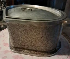 Vintage Guardian Service Ware Heart Shaped Aluminum Pot with Thin aluminum Lid