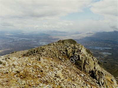 Photo 6x4 Summit ridge of Meall a' Bhuiridh Meall a' Bhuiridh/NN2550 The c1995