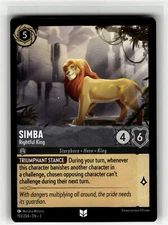 SIMBA - RIGHTFUL KING Into the Inklands #193 3RD(NM+)(LOR)