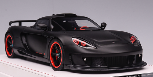 1/18 Ivy Models Porsche Gemballa Mirage GT in Matte Black on Leather base - Picture 4 of 7