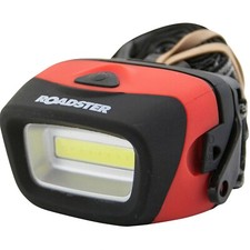 3W LED HEAD LIGHT TORCH  200 LUMENS HEADLAMP RED or BLUE BATTERY OPERATED