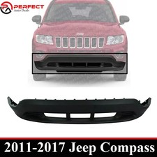 New Front Bumper Lower Cover Facial Textured For 2011-2017 Jeep Compass