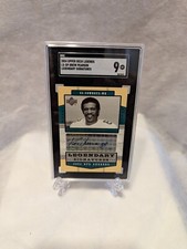 2004 Upper Deck NFL Legends Legendary Signatures Drew Pearson #LS-DP Auto SGC 9