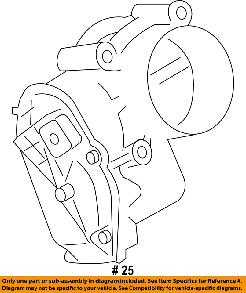 Used Fuel Injection Throttle Body fits: 2015 Ford Transit connect Throttle Valve Foto 4 de 4