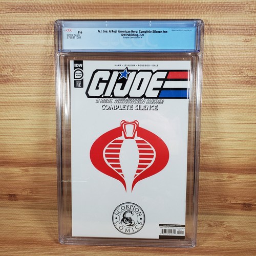 IDW GIJoe Real American Hero Complete Silence Scorpion Comics Edition A CGC 9.6 - Picture 2 of 2