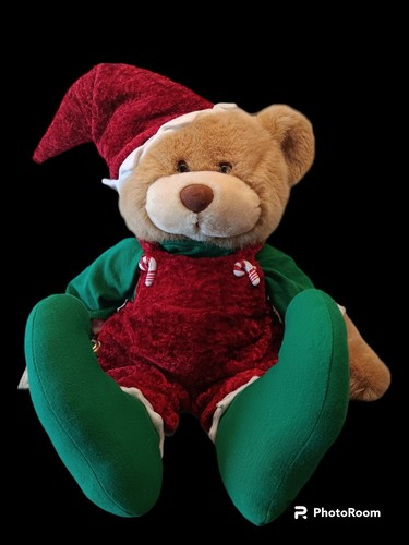 PBC International Musical Jingle Bear Elf spielt "Jingle Bell Rock" funktioniert super