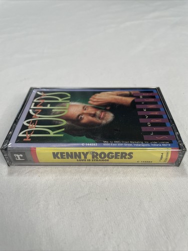 SEALED! Kenny Rogers Love is Strange Dolly Parton Duet Cassette Tape NOS USA NEW - Picture 2 of 12
