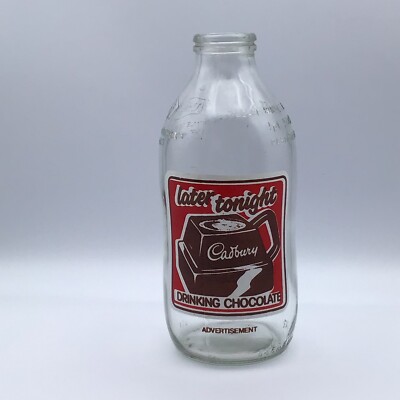  EINE FABELHAFTE VINTAGE/RETRO ''UNIGATE'' WERBUNG MILCHFLASCHE / CADBURY TRINKSCHOKO!