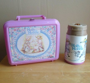 vintage holly hobbie lunch box