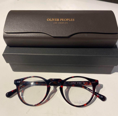 OLIVER PEOPLES Gregory Peck OV5186 1211 Eyeglasses 47□23 150 Tortoiseshell New