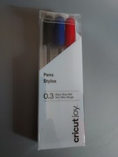 Cricut Joy Extra Fine Point Pens 0.3 Black, Blue, Red - Permanent - Acid Free