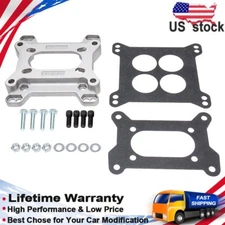 Carbole Carburetor Adapter 2bbl to 4bbl Edelbrock Demon Carter AFB Rochester US