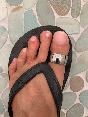 STAINLESS STEEL MENS(WOMENS) 15mm Big Toe Ring Sizes 14-21 - Picture 6 of 17