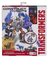 Transformers Construct A Bots Warrior Lockdown & Hangnail Dino - Brand £23 Transformers Construct A Bots Warrior Lockdown & Hangnail Dino - Brand £23