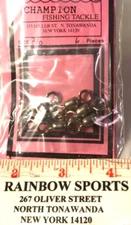 12 -- #2/0 NICKEL CRANE BARREL SWIVEL SWIVELS 7/8"