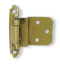 H0104AC-SBA Self Closing 3/8" Inset Hinge Antique Satin Bronze Set of 2