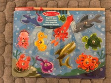 Melissa  Doug Magnetic Fishing Puzzle Game - NEW 