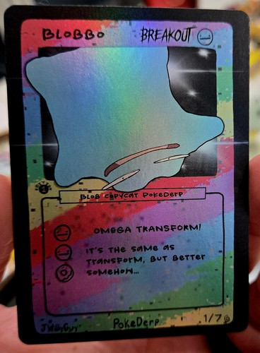Pokederp Blobbo (Ditto) - Derpy Pokémon Fan Art Card