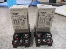 Allen-Bradley Relay 700-HB33A1 Ser. B 120V Coil W/Base *Lot of 2* Used