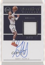 2018-19 Encased Vaulted Veterans Material Signatures 36/49 Gary Harris Auto 0f8