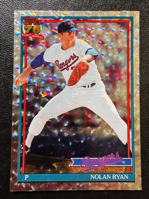 2026 TOPPS SERIES 1 #T91-97 NOLAN RYAN 1991 CRACKLE FOIL
