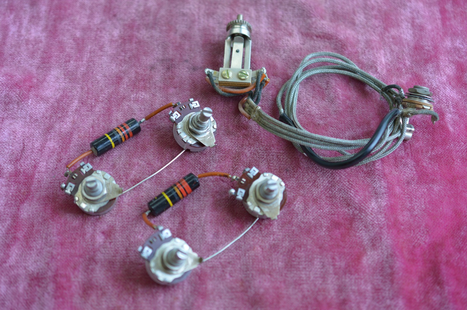 Vintage 1956 - 1957 Gibson Les Paul PAF Wiring Harness Standard Goldtop Burst 59