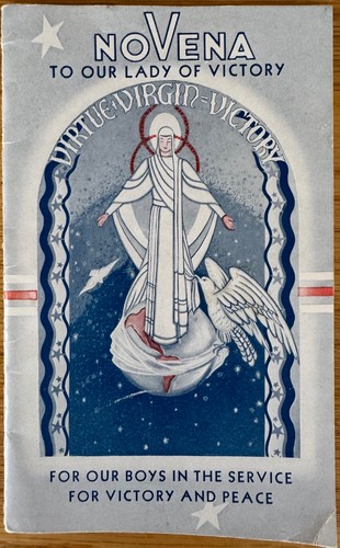 1942 NOVENA TO OUR LADY OF VICTORY For Our Boys In Service CATHOLIC BOOKLET 32PG - Bild 1 von 3