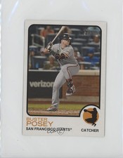 2022 Topps Heritage Oversized Base 1973 Topps /1000 Buster Posey #OB-BP v9t