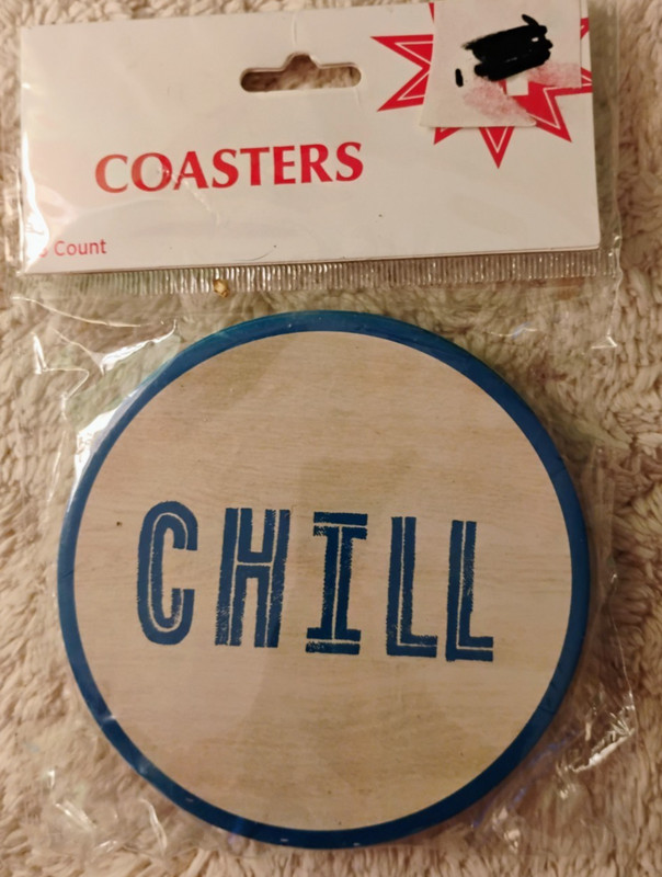 NIP Summer Chill Coaster Set Wood