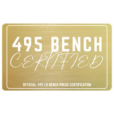 Panca 495 Certificata Tessera Panca Ufficiale Palestra Sollevamento Body Building