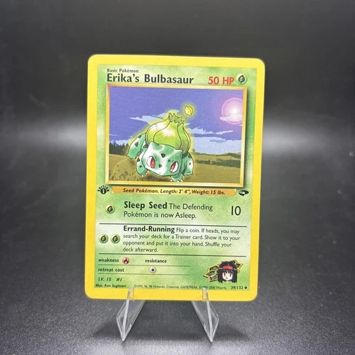 Erika's Bulbasaur 39/132 - Gym Challenge 1st Edition Pokemon TCG NM