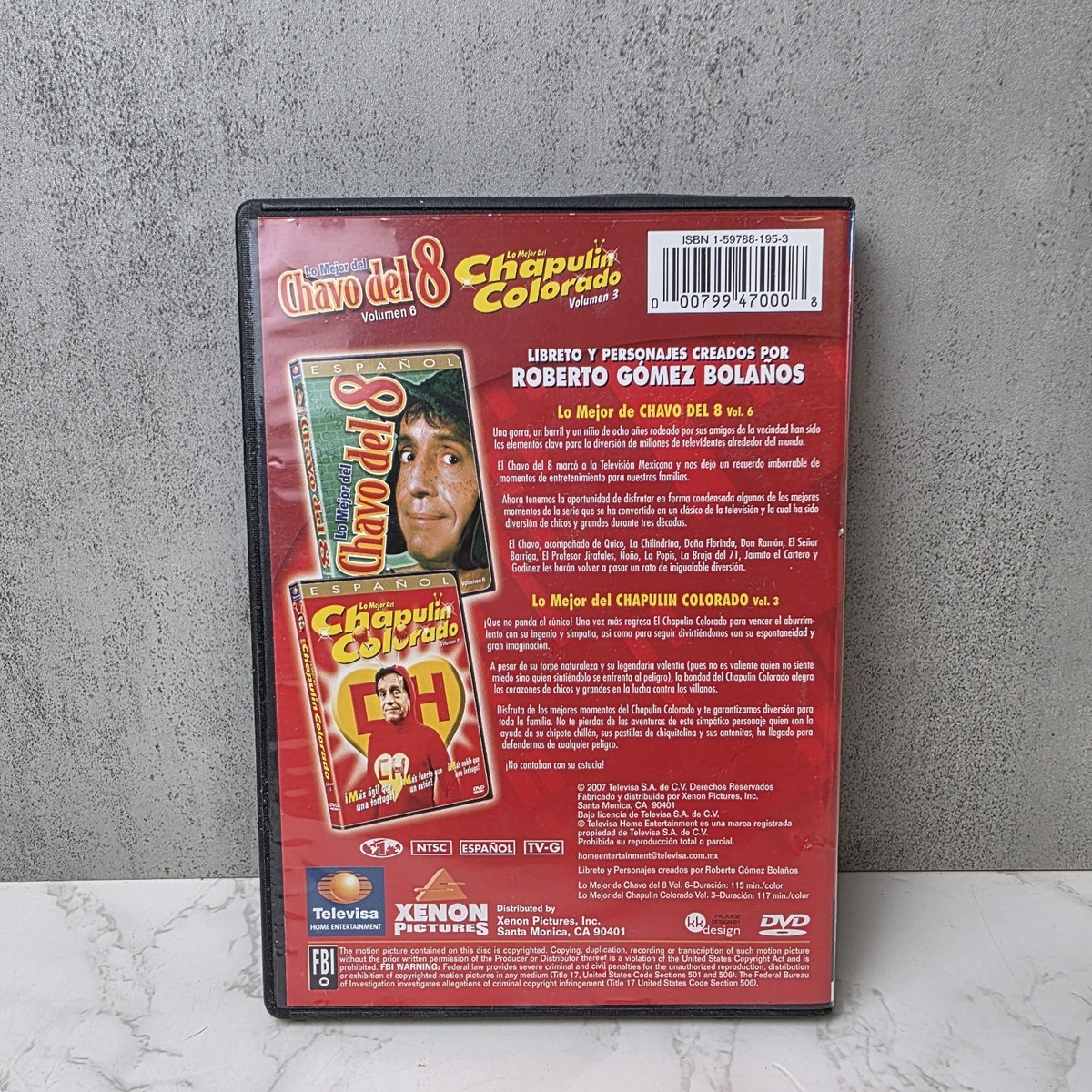 El Chavo del 8 Vol. 6 & El Chapulin Colorado Vol 3 (DVD 2-Disc) w