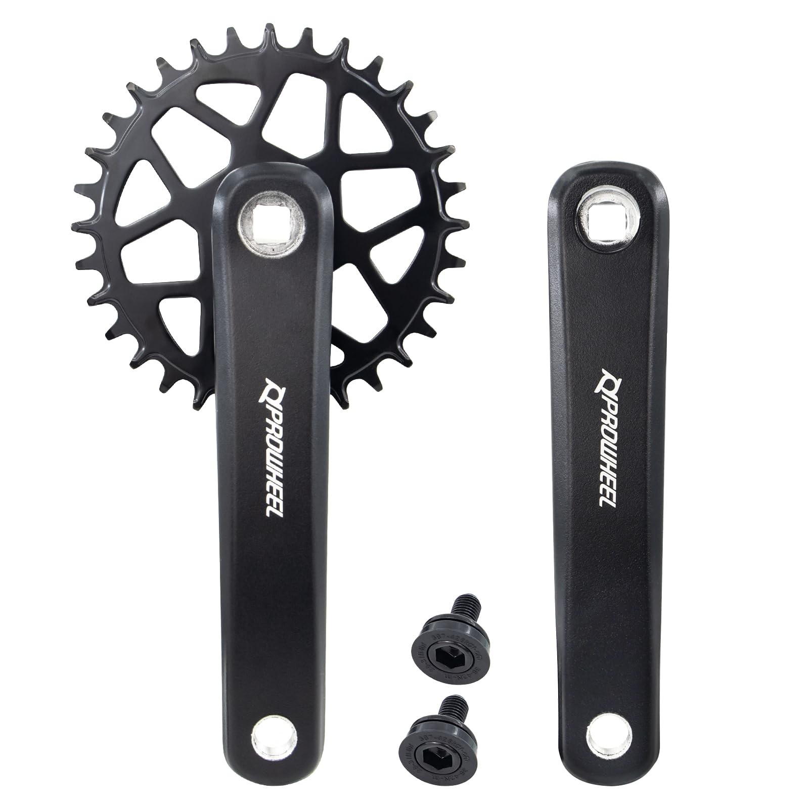 Prowheel Bike Crankset 1 Piece/Single 32T Charing Crank Set 