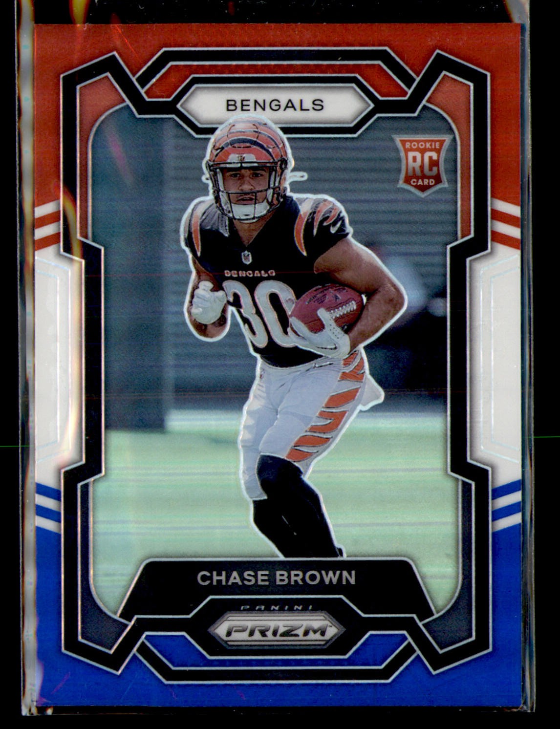 2023 Panini Prizm - Red White and Blue #318 Chase Brown