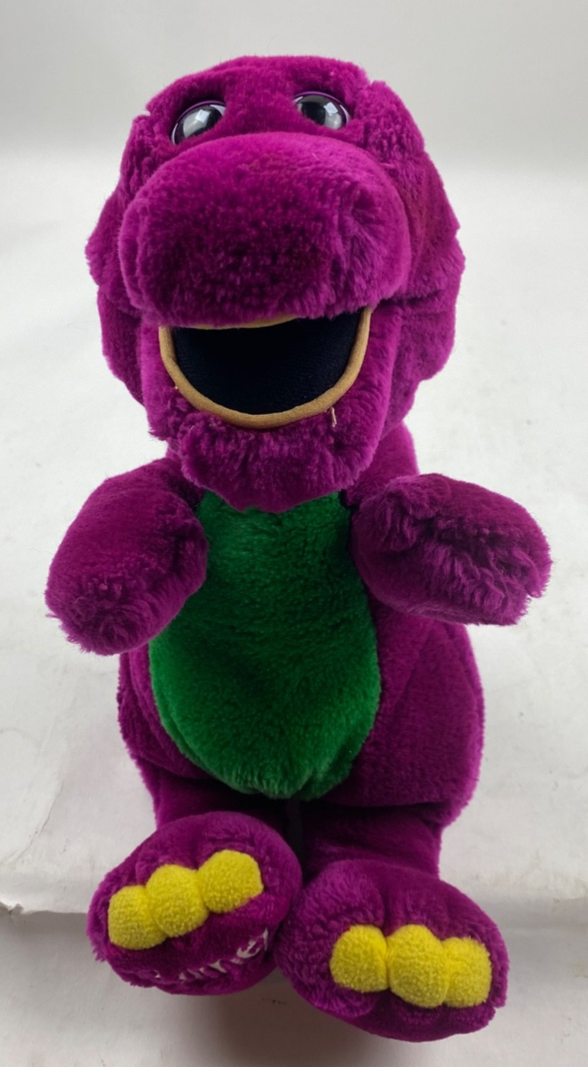 1993 Barney The Purple Dinosaur Plush 13 Inches Golden Bear Co