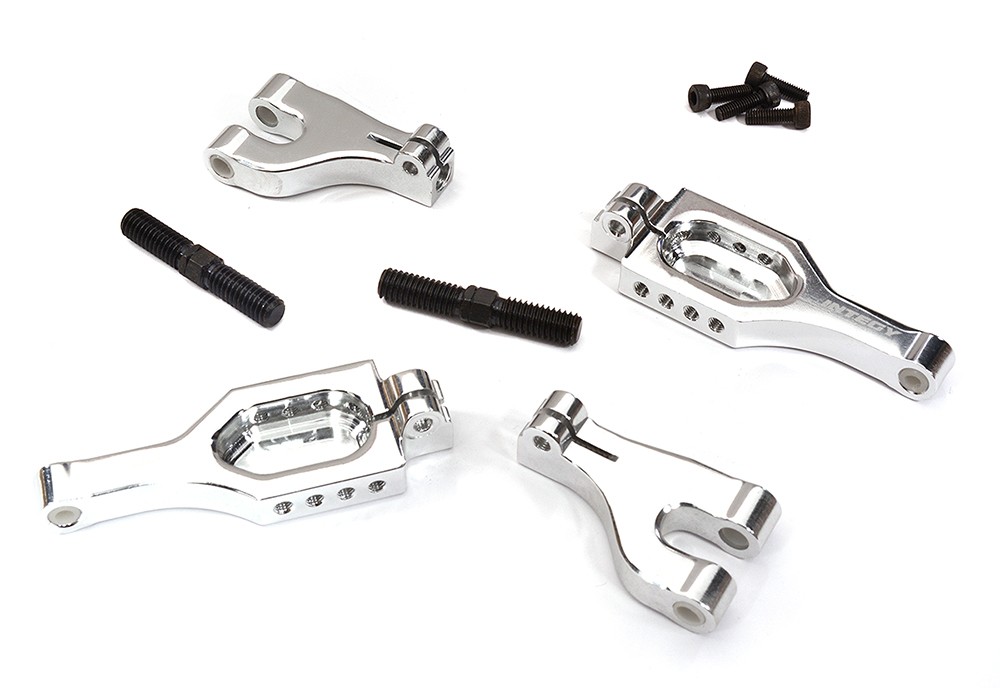 Integy T6918SILVER RS Upper Arm w/ Shock Mount for HPI Savage-X