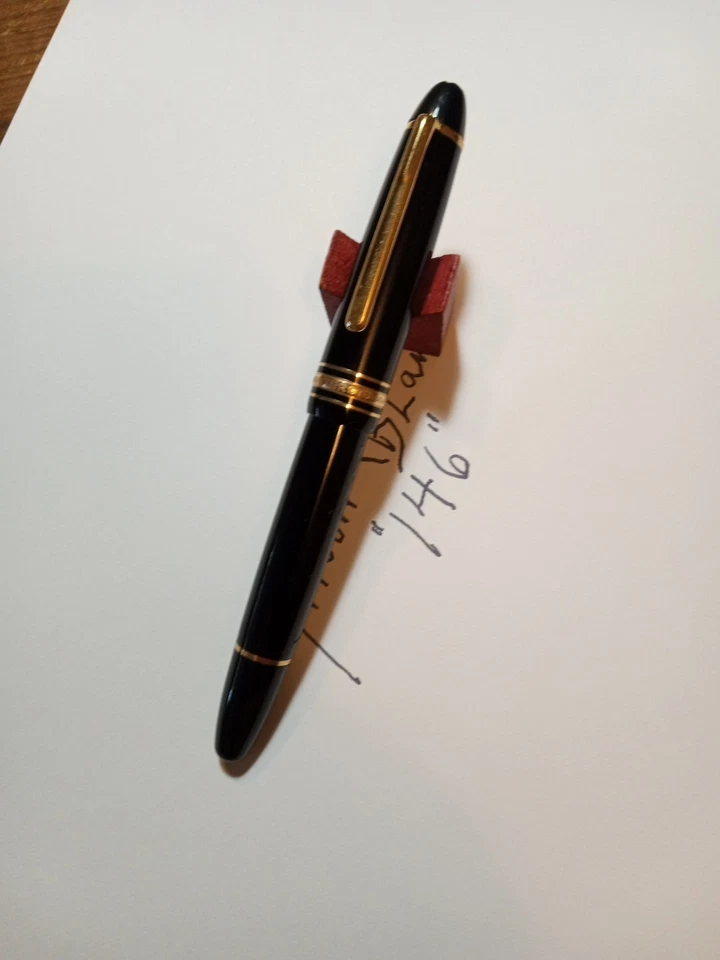 MONTBLANC MEISTERSTRUCK NO 146 FOUNTAIN PEN GOOD USED CONDITION GERMANY 14K NIB - Image 2 of 4