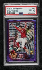 2023 Topps Chrome Purple Sonar Refractor /275 Joey Meneses #60 PSA 10 GEM MT w5p