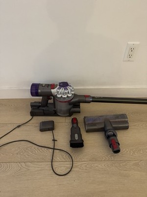 Dyson V8 Cordless Stick Vacuum w/ Attachments, Charger & Docking Station White