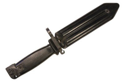 Rare Original Vintage Polytech Type II Black Bayo Knife 7.62mm