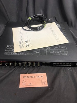 Roland GS-6 Digital Guitar Sound System Preamp Processor Multi Effects Rack Good