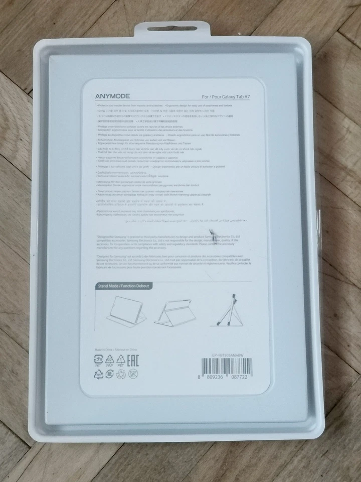 Samsung Galaxy Tab A7 SM-T500/505 Anymode Book Cover (GP-FBT505AMABW) NEW - Bild 2 von 4